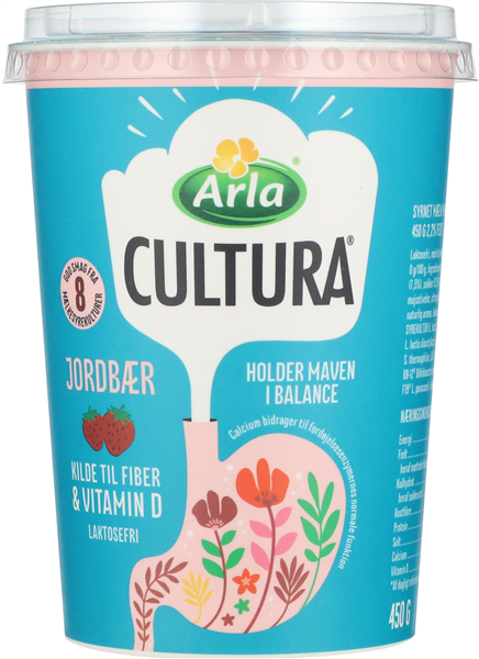 Cultura Yogh Jordbær Lkf