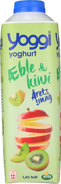 Yoggi Yoghurt Æble Kiwi