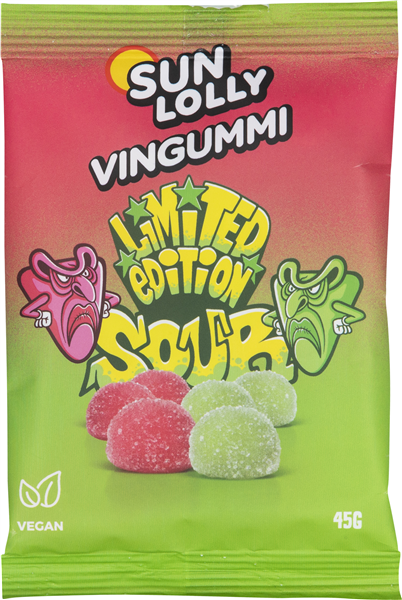 Sun Lolly Vingummi Sour
