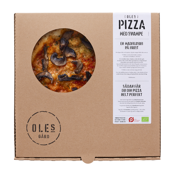 Oles Pizza Svampe Øko – produktbillede