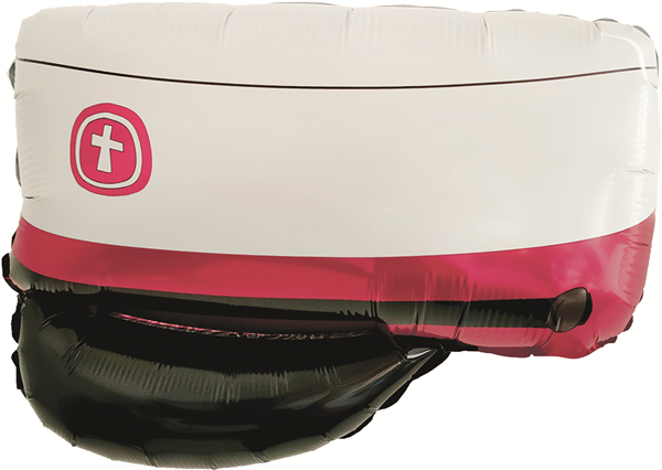 Folieballon Studenthue Rød