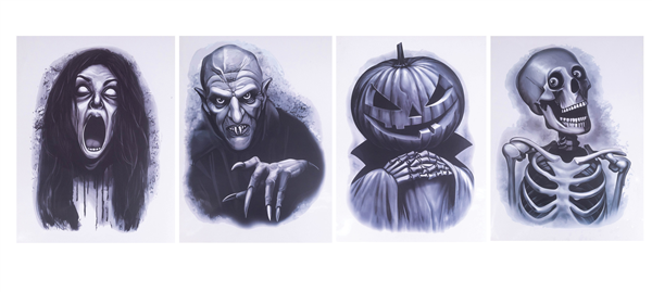Halloween vinduesstickers