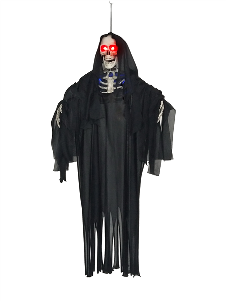 Halloween Deko m. LED Sort