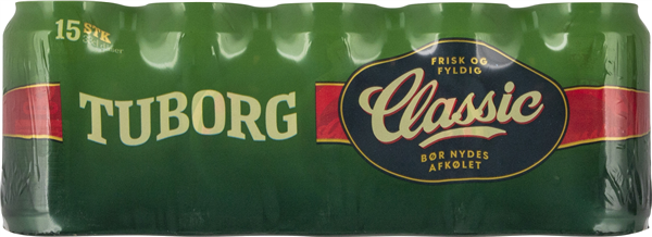 Tuborg Clas 4,6% 15-pak Ds