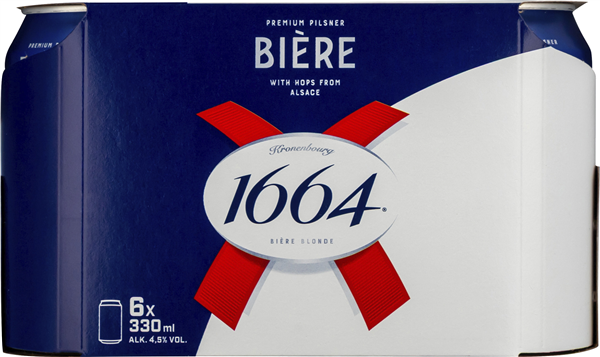 1664 Biere 4,5% 6X33 Cl Ds