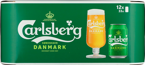 Carlsberg Pilsner 12X33 Cl