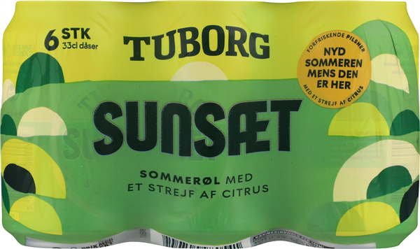 Tuborg Grøn Sunsæt 6-pak