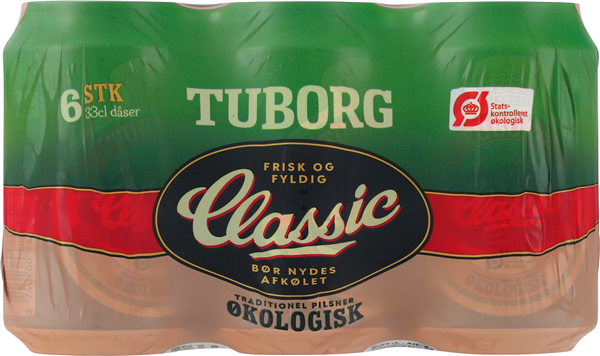 Tuborg Classic 6-Pk Ds Øko