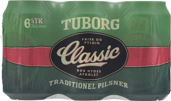 Tuborg Classic Dåse 6-pak