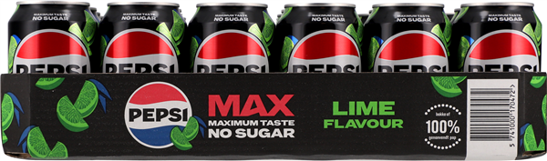 Pepsi Max Lime 24-pk 1/4pl