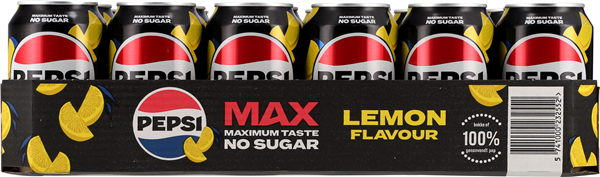 Pepsi Max Lemon 24x33cl Ds – produktbillede