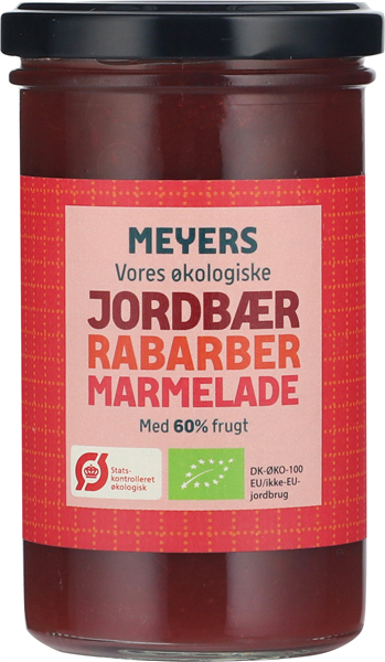 Jordb/rabar Marmelade Øko