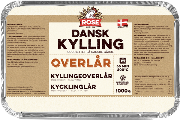 Ovnkyll. Overlår M/Rygben