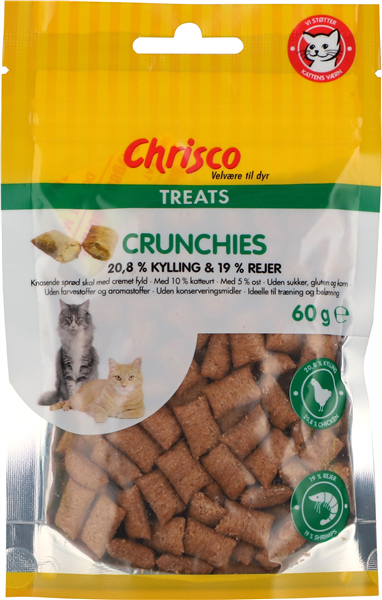 Chrisco Crunchies med Kylling og Rejer
