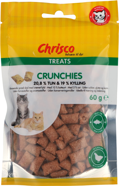 Chrisco Crunchies med Tun og Kylling