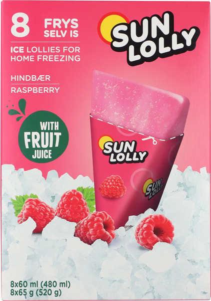 Sun Lolly Hindbær