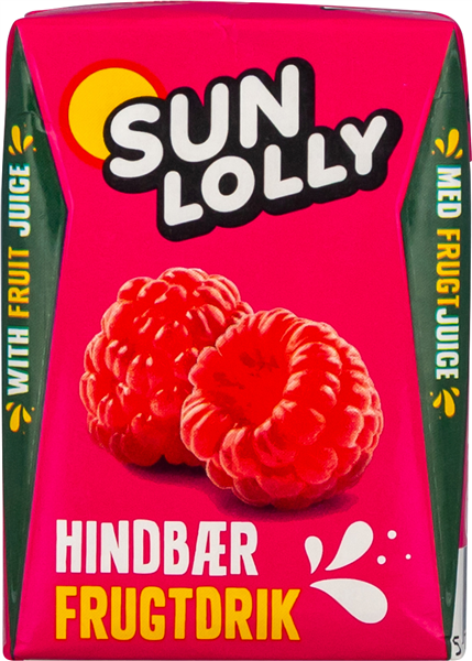 Sun Lolly Hindbær Drik Rtd