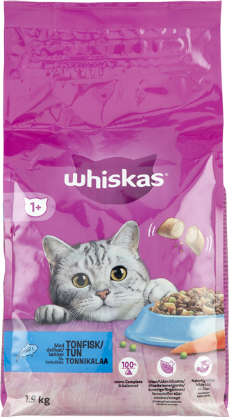 Whiskas 1+ Tun Tør