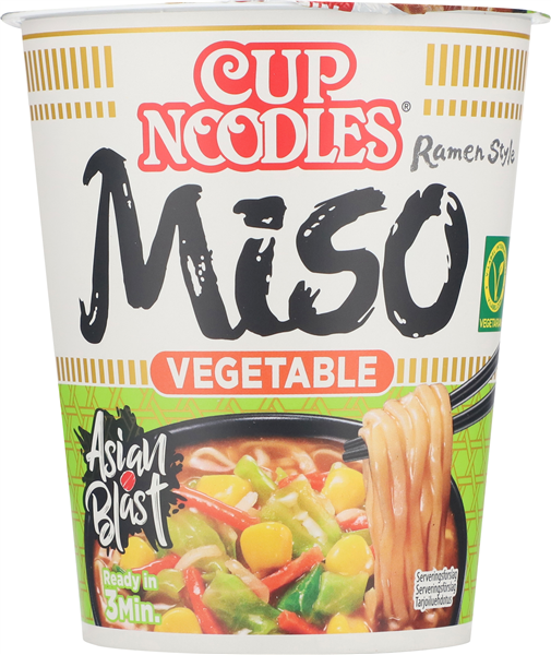Soba Nissin Cup Veg. Miso