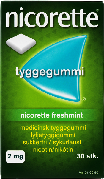 Nicorette Freshmint 2mg – produktbillede