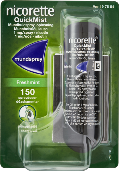 Nicorette Quickm.1mg Fresh – produktbillede
