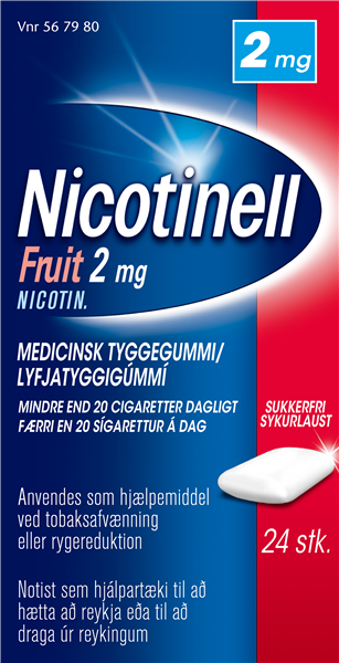 Nicotinell Tg Frugt 2 Mg – produktbillede