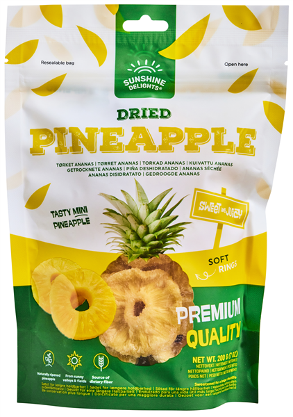Tørret Ananas Sunshine