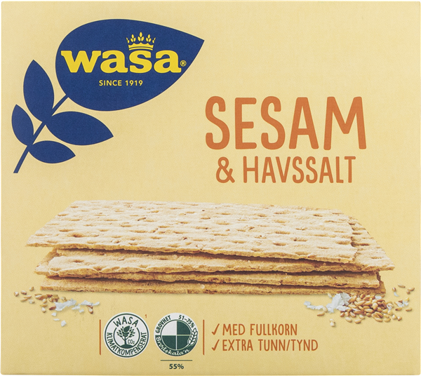 Wasa Crisp Sesam & Havsalt