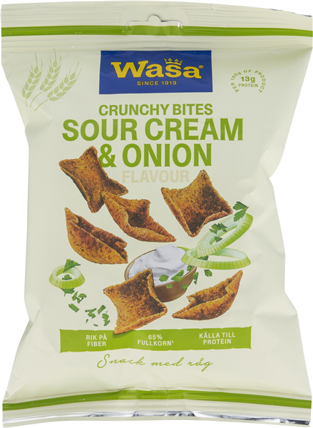 Wasa Crunchy Bites Sour & Onion
