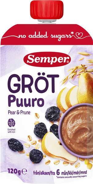 Semper Grødpouch&pære&sve – produktbillede