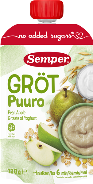 Semper Grødpouch You/æble