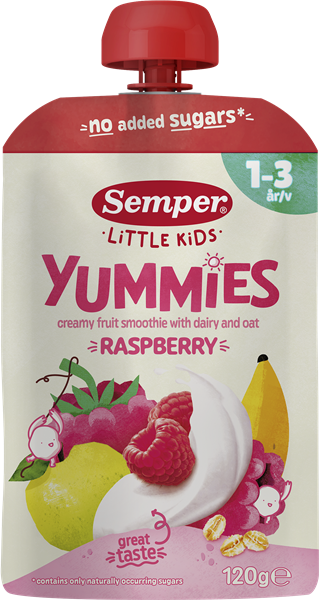 Semper Yummies Hallon – produktbillede