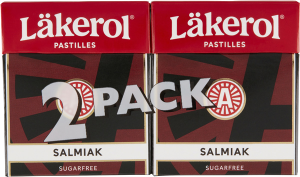 Läkerol Salmiak 2-pak