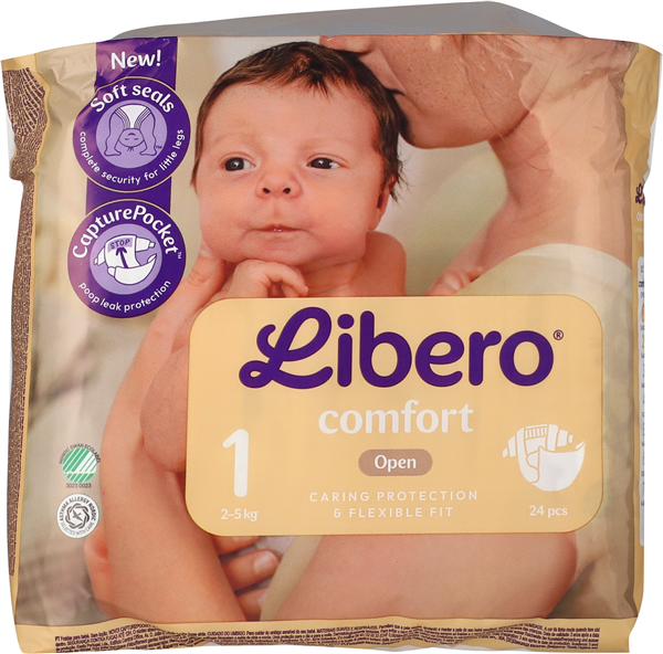 Libero Newborn Str.1 2-5Kg – produktbillede