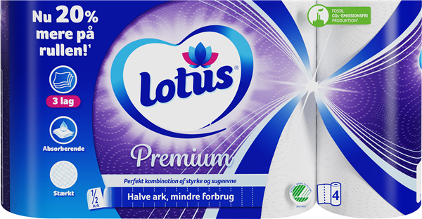 Lotus Premium Køkkenrulle