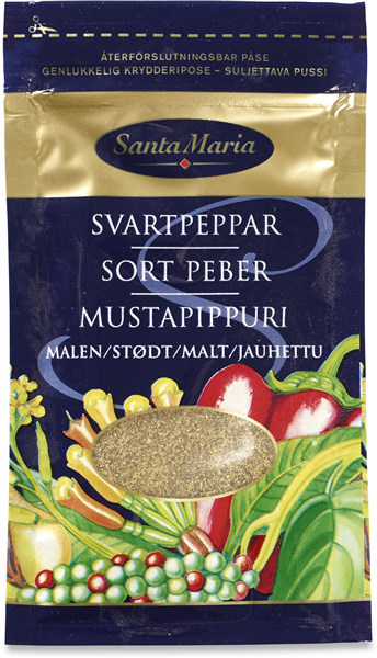 Santa Maria St. Sort Peber