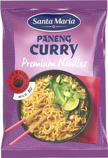 Premium panang curry nudler