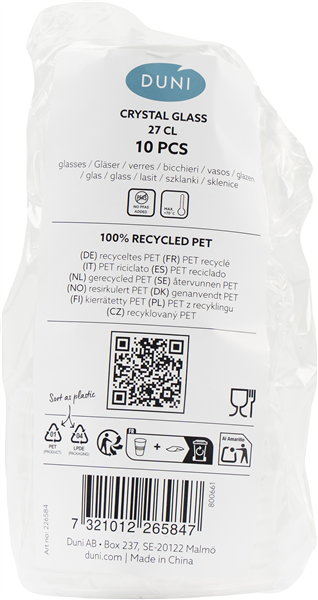 Plastik Glas
