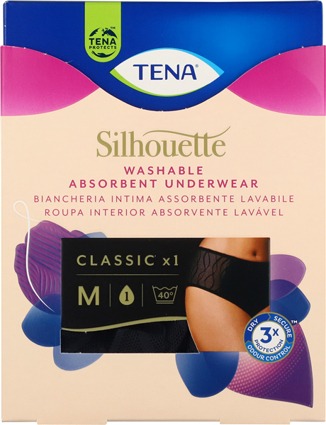Tena Silhouette Noir Classic Wau