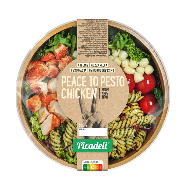 Pastasalat Pesto Kylling