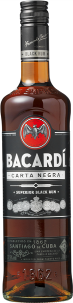 Bacardi Black 37,5% – produktbillede