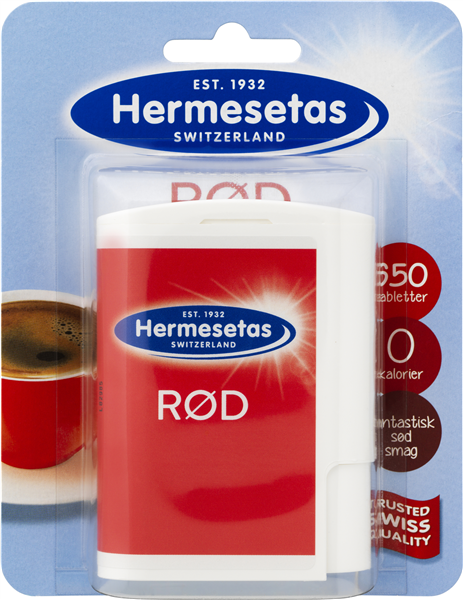 Hermesetas Rød 650 Stk