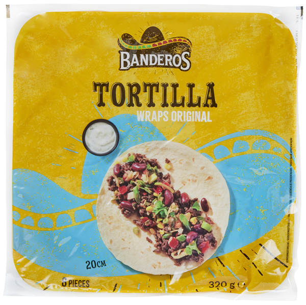 Banderos Tortillas 8 Stk.