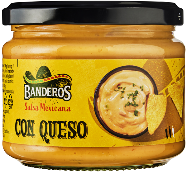 Banderos Salsa Queso