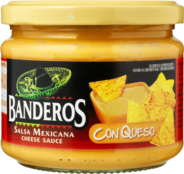 Banderos Salsa Queso