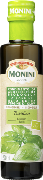 Monini Oliv.Olie Basil Øko
