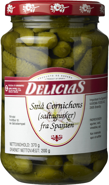 Cornichons Franske – produktbillede