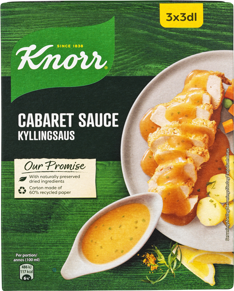 Knorr Cabaret Sauce 3x27g