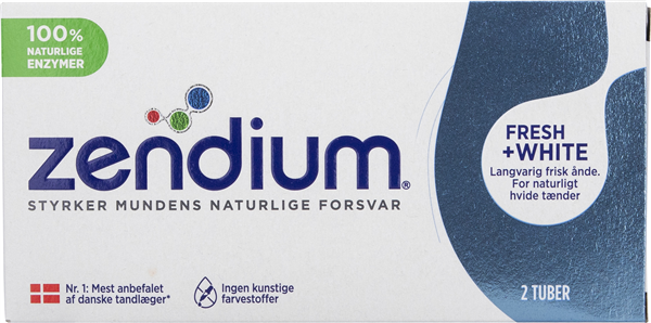 Zendium Fresh & White 2X50