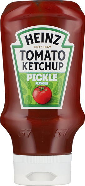 Tomatketchup m. pickle smag